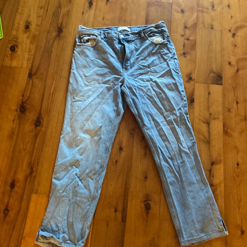 Abercrombie 90s straight ultra high rise jeans
